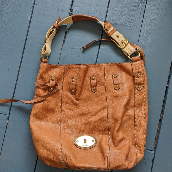 Fossil Handbags - Fossil Leather Purse Bag